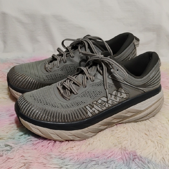Hoka One One Other - Hoka One One Bomdi 7 Gray Athletic Shoes with Maximalist Cushioning #51
